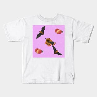 Fruit Bats and Mangoes Purple Kids T-Shirt